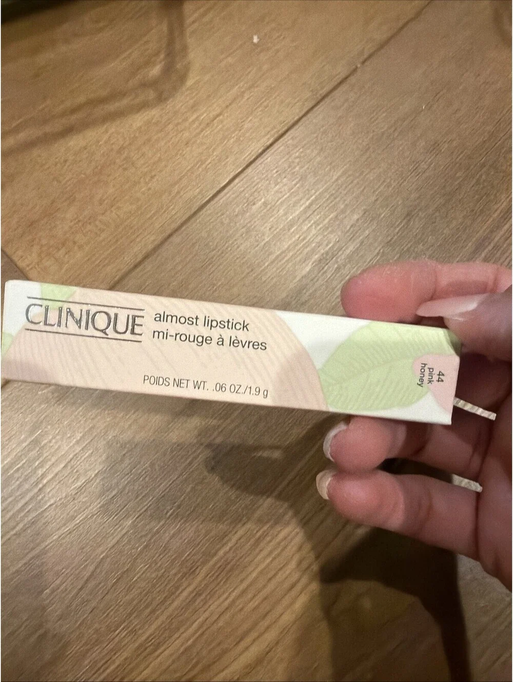 Clinique  Almost Lipstick .06 oz 44 Pink Honey Makeup Top Seller